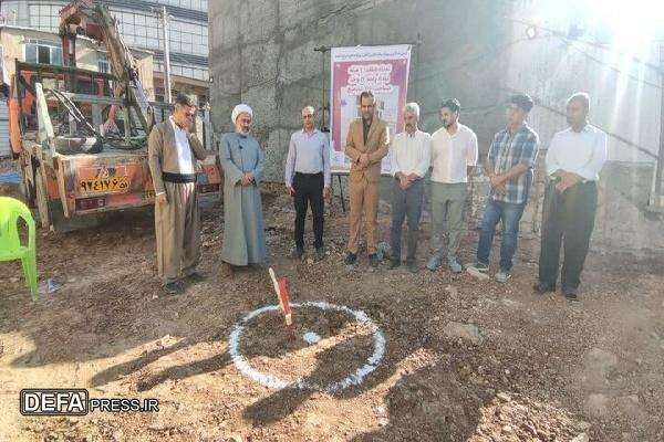 به مناسبت هفته وقف پروژه ساختمان پزشکان موقوفه مریوان کلنگ زنی شد