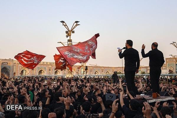 برگزاری مراسم چهارپایه‌خوانی شهادت امام‌ هشتم در حرم مطهر رضوی