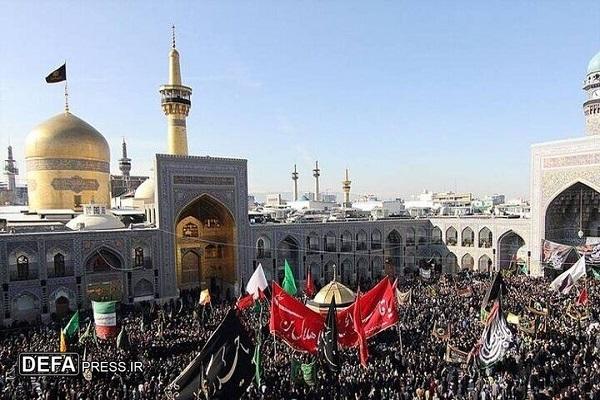 استان مازندران سیاهپوش عزای امام هشتم/ اینجا وفاداری امام مهربانی‌ها موج می‌زند