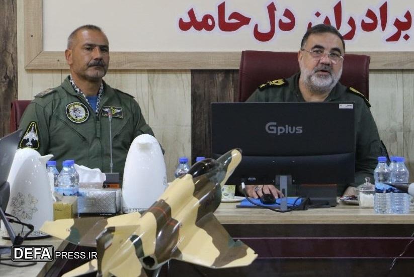 بازدید فرمانده نیروی هوایی ارتش از پایگاه هوایی برادران شهید دل حامد