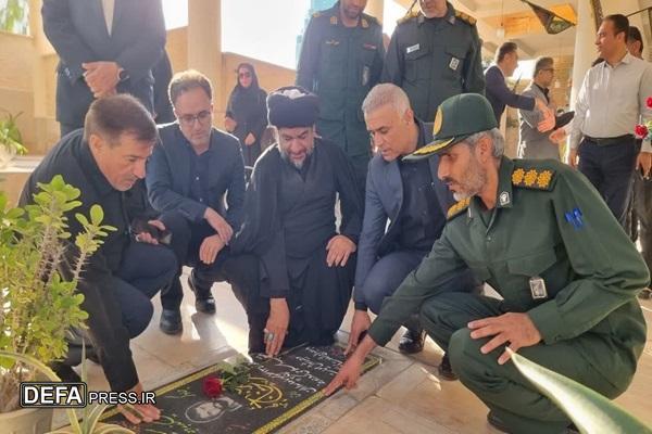 برگزاری مراسم تجدید میثاق با شهدا در گناوه