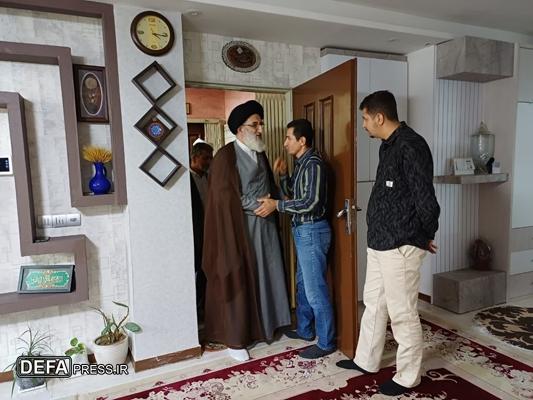 دیدار امام‌جمعه کرج با خانواده شهدا و ایثارگران به مناسبت هفته وحدت