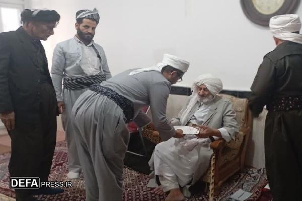 از خدمات علمی و فرهنگی ماموستا «محمود مدرسی» در روستای نگل تجلیل شد