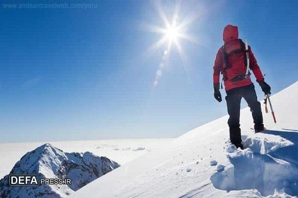صعود جانباز کوهنورد یزدی به قله دماوند برای نودمین‌بار