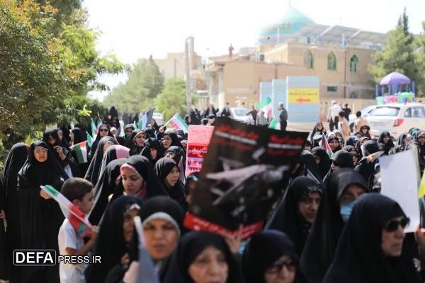 راهپیمایی بزرگ امت رسول‌الله در سمنان با ندای انزجار از ظلم کودک‌کش صهیونیستی+تصاویر