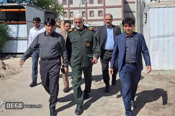 بازدید سردار مرادحاجتی از مرکز اسناد و مدارک پزشکی دوران دفاع مقدس بیمارستان گلستان اهواز