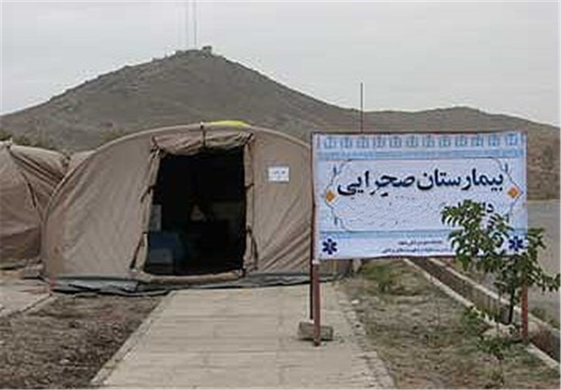 بیمارستان صحرایی ۶۴ تختخوابی نیروی زمینی سپاه در زهک برپا می‌شود