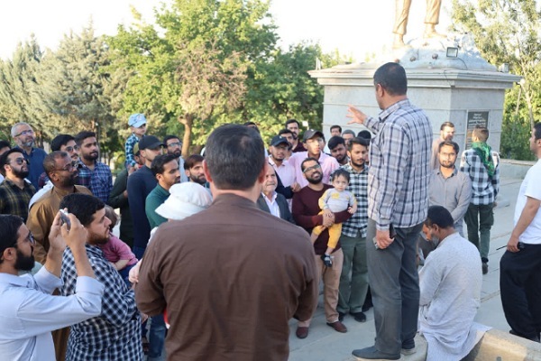 بازدید اتباع خارجی از موزه دفاع مقدس و مقاومت همدان+ تصاویر