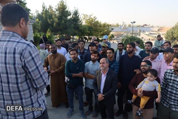 بازدید اتباع خارجی از مرکز فرهنگی و موزه دفاع مقدس و مقاومت همدان + تصاویر