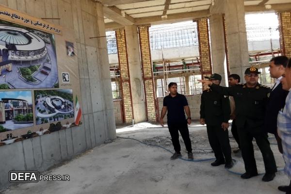 بازدید مدیران کل حفظ آثار و میراث فرهنگی کهگیلویه و بویراحمد از پروژه موزه دفاع مقدس+ تصاویر