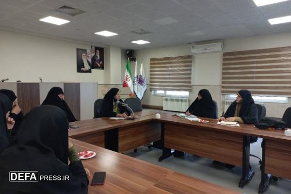 برگزاری جلسه کمیته زنان و دفاع مقدس شهرستان همدان