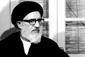 تصویری از روحانی آزادیخواه به همراه فرزندش
