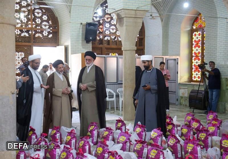 توزیع ۵ هزار بسته معیشتی در حرم سیدعلاءالدین حسین (ع) در شیراز