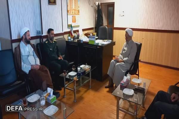 دیدار مدیر کل حفظ آثار استان گلستان با مسئول دفتر نماینده ولی فقیه استان گلستان