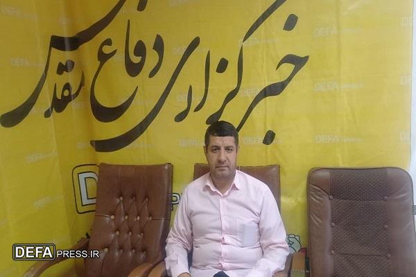 نصب المان جدید سردرب ورودی موزه دفاع مقدس و مقاومت همدان