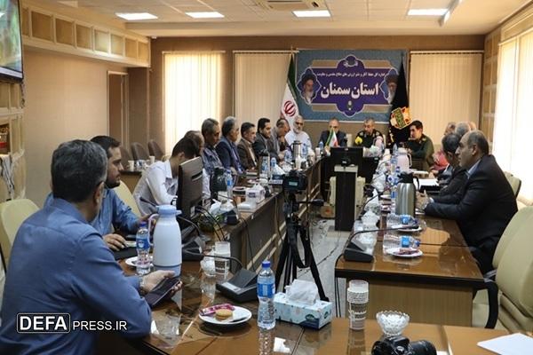 تصاویر/ جلسه هیئت مدیره مرکز فرهنگی و موزه دفاع مقدس سمنان