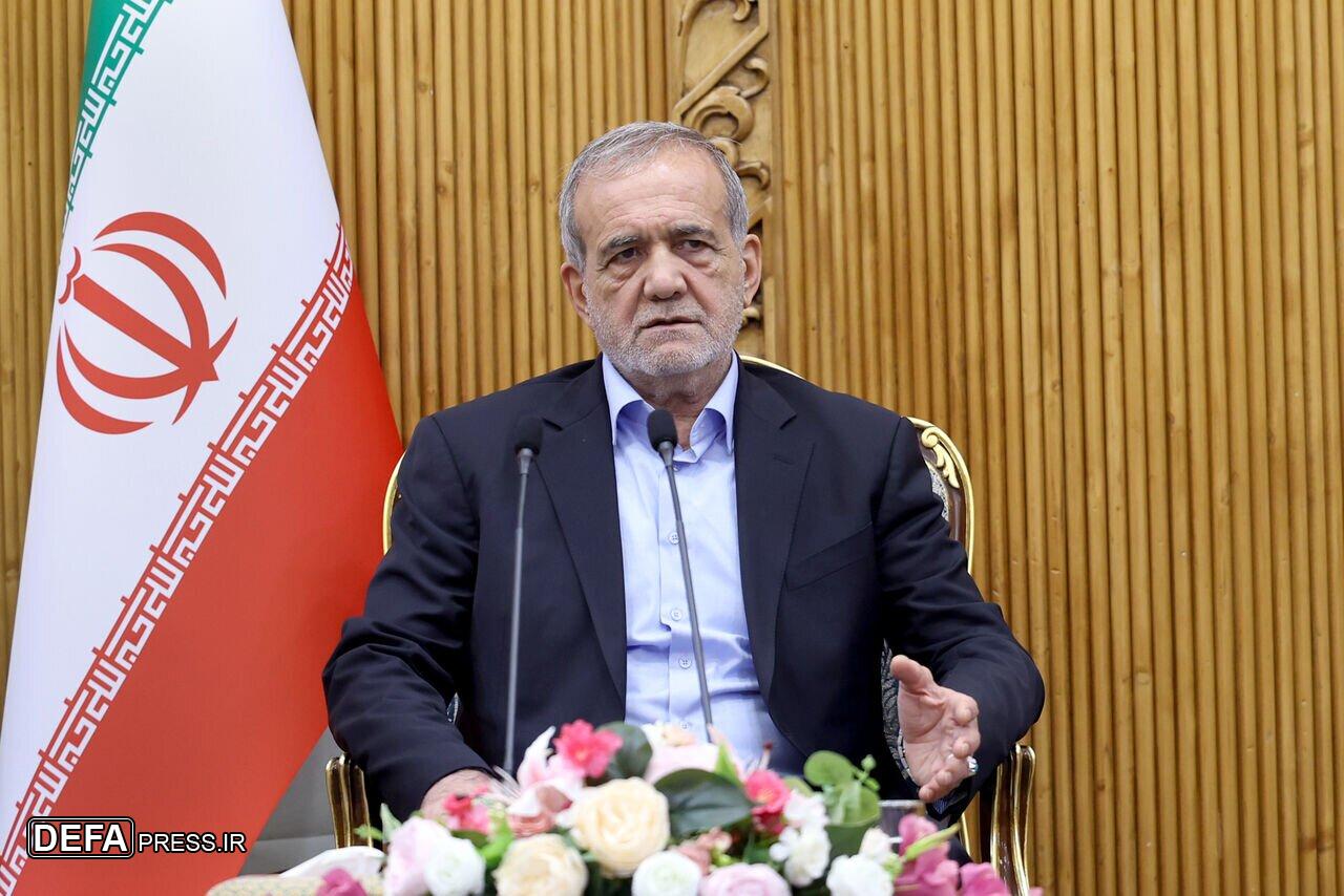 پزشکیان:  رژیم صهیونیستی کودکان، زنان و پیرمردان را به دلیل گرسنگی و محرومیت محکوم به مرگ می‌کند