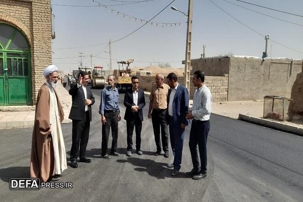 آغاز آسفالت معابر ۱۲ روستای ششتمد با اعتبار ۱۶۰ میلیارد ریال