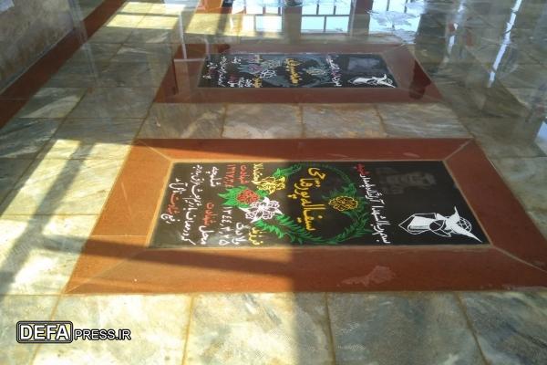 پاکسازی و ساماندهی گلزار شهدای شهر لنده و تپه نورالشهدا به همت گروه‌های جهادی + تصاویر
