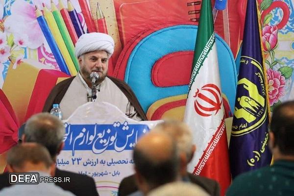 برگزاری رزمایش اهدای ۱۸۰۰ بسته تحصیلی به دانش‌آموزان مددجو در بابل