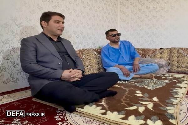 استاندار کردستان از مصدومان حادثه آتش‌سوزی آبیدر سنندج عیادت کرد