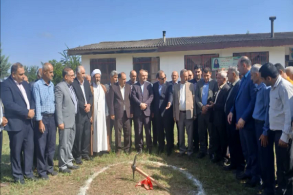 فیلم/ آئین خشت‌گذاری نخستین «مدرسه اولیا» مازندران