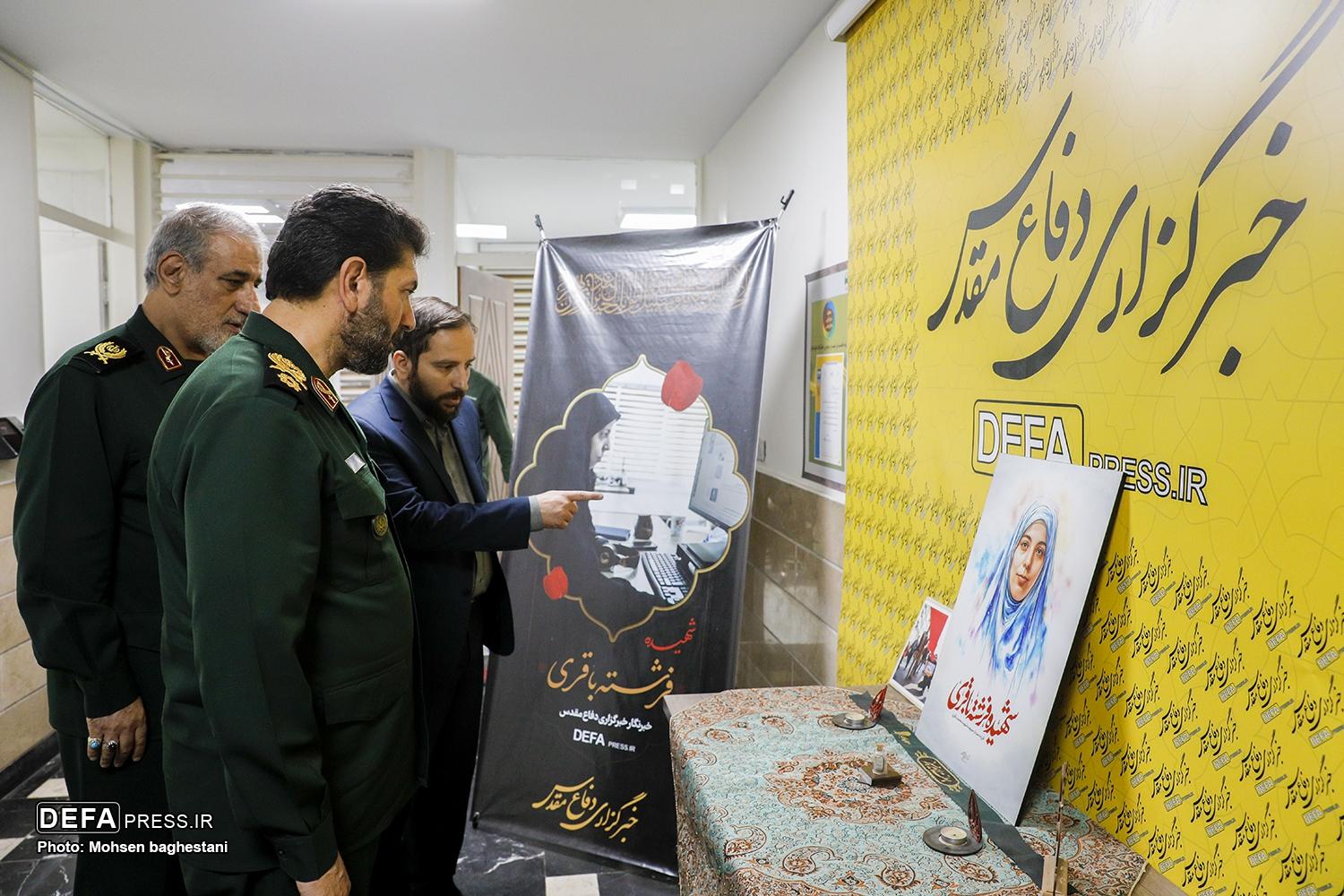 سردار حسن‌زاده از خبرگزاری دفاع مقدس بازدید کرد