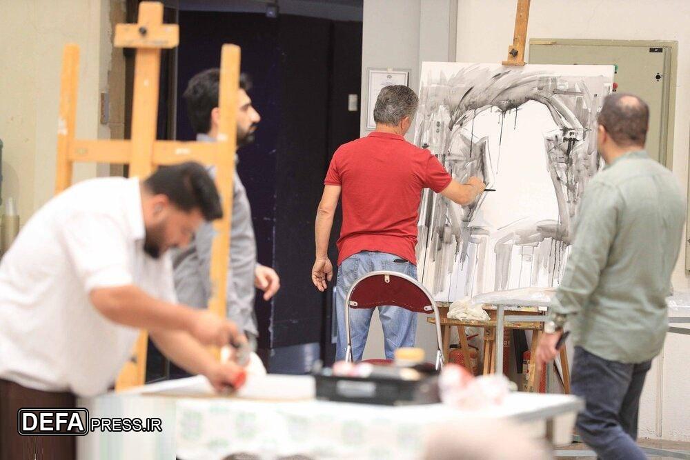 «همبستگی با غزه در قاب نقاشی» با حضور هنرمندان ایرانی و عراقی