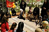 ویژه‌برنامه سرگرمی کودکان کنار مزار شهدا+ تصاویر