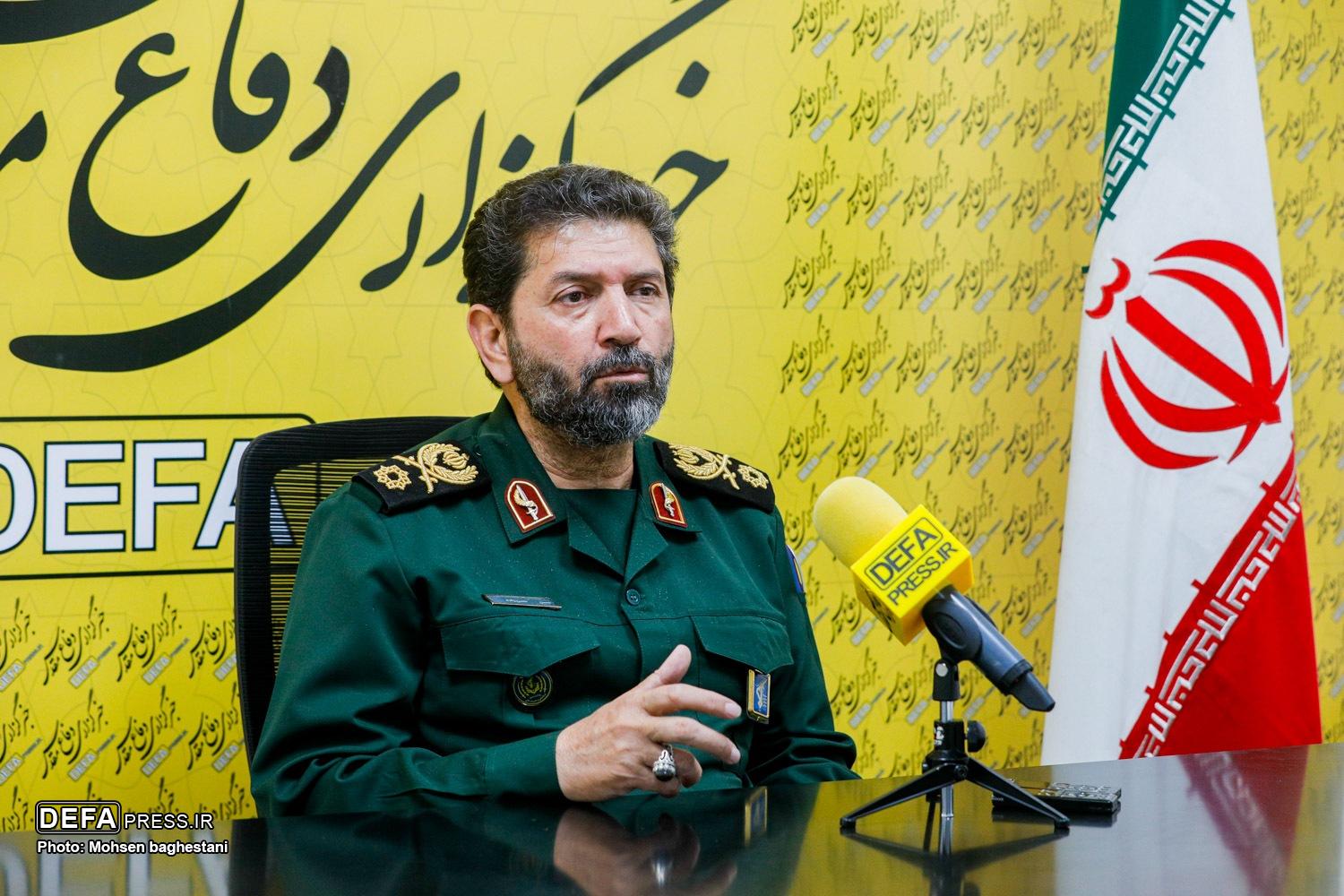 سردار حسن زاده: بسیج و سپاه در جنگ تحمیلی ۱۲ روزه سپر مردم شدند
