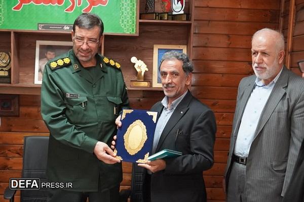 تقدیر مدیرکل حفظ آثار دفاع مقدس مازندران از مجاهدت‌های جانباز آملی