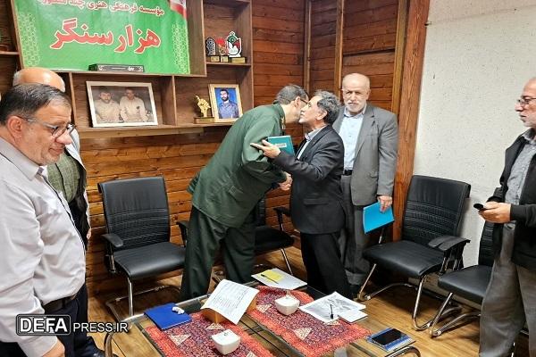 تقدیر مدیرکل حفظ آثار دفاع مقدس مازندران از مجاهدت‌های جانباز آملی+ تصاویر