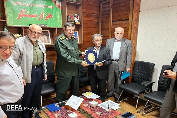 تقدیر مدیرکل حفظ آثار دفاع مقدس مازندران از مجاهدت‌های جانباز آملی+ تصاویر