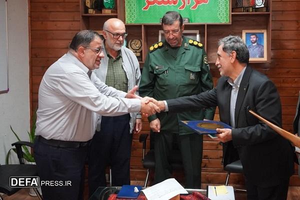 تقدیر مدیرکل حفظ آثار دفاع مقدس مازندران از مجاهدت‌های جانباز آملی+ تصاویر