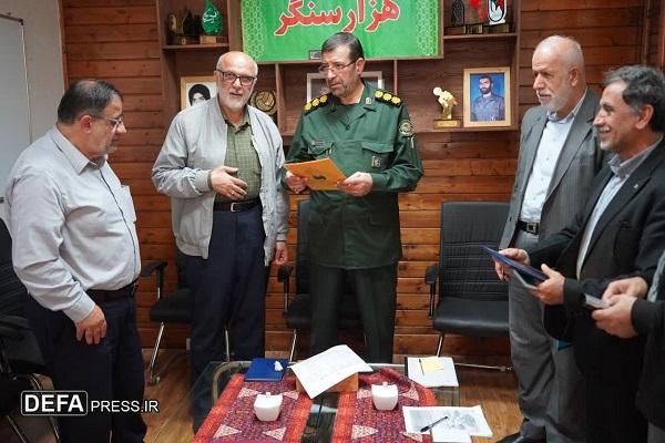 تقدیر مدیرکل حفظ آثار دفاع مقدس مازندران از مجاهدت‌های جانباز آملی+ تصاویر