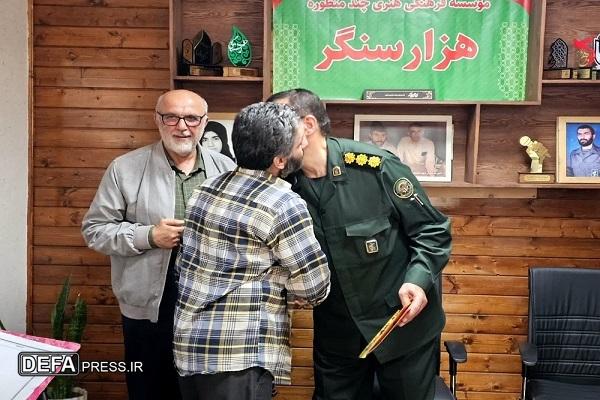 تقدیر مدیرکل حفظ آثار دفاع مقدس مازندران از خبرنگار افتخاری دفاع‌پرس در آمل+ تصاویر