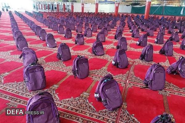 آئین اهدای ۱۰ هزار بسته نوشت افزار در پویش ملی «همه حاضر» در مازندران