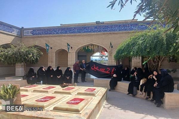 تصاویر/ ادای احترام کارکنان انتظامی مازندران به یادمان شهدای گمنام موزه دفاع مقدس و مقاومت استان