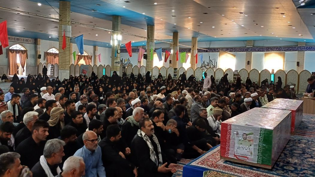 تصاویر / آغاز مراسم تشییع شهدای حادثه تروریستی محور خاش - زاهدان در زابل