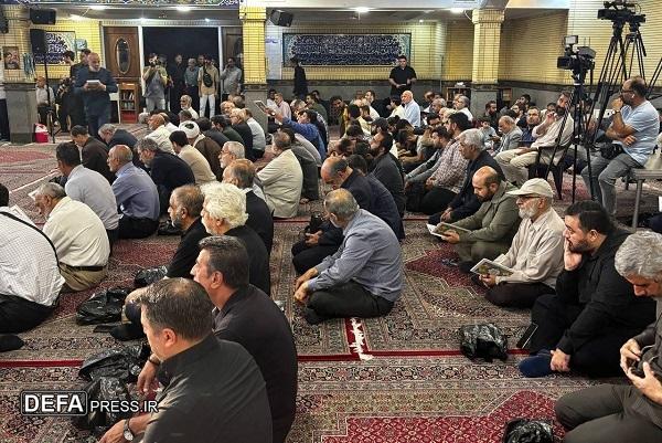 مراسم سالگرد عروج مرحوم «رضا سراج» برگزار شد
