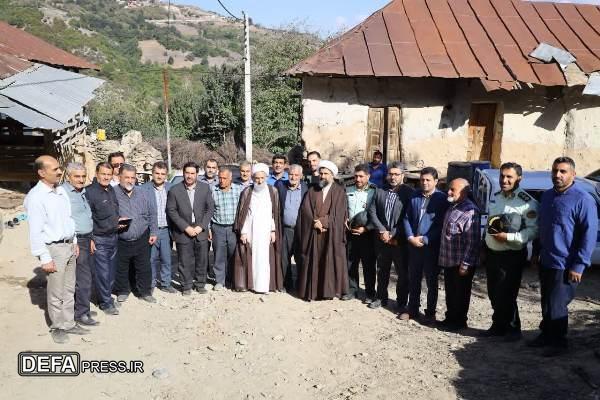 دیدار نماینده ولی فقیه در مازندران با جانباز ۵۰ درصد گلوگاه+ تصاویر