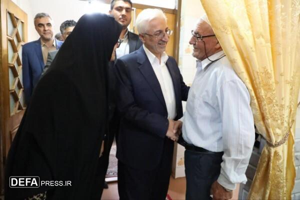 حضور در خانه شهدا مایه فخر و مباهات ماست