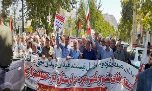 راهپیمایی نمازگزاران لرستانی در جمعه خشم و نصر