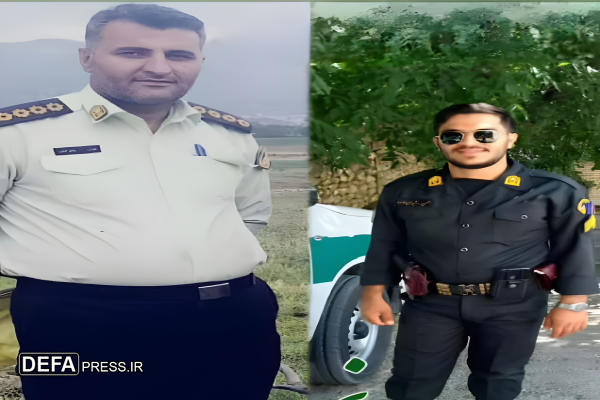 فوت ۲ مامور فراجا در حادثه رانندگی یاسوج