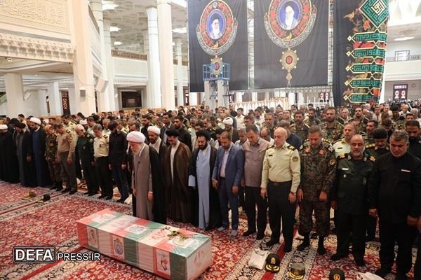 تشییع پیکر شهید مدافع امنیت «سجاد جوکار» در حرم مطهر شاهچراغ (ع) برگزار شد