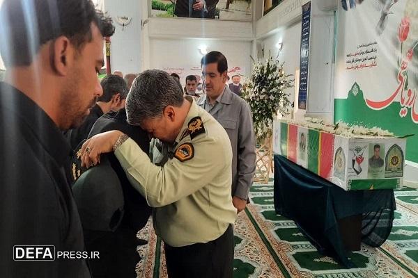 وداع باشکوه بم با سرباز شهید «هادی رویاهی»+تصاویر