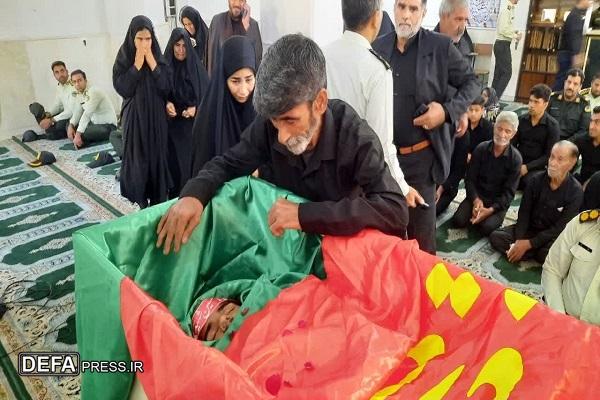 وداع باشکوه بم با سرباز شهید «هادی رویاهی»+تصاویر