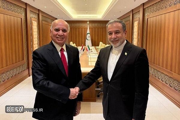 تاکید وزرای خارجه ایران و عراق بر اجرای کامل تفاهمنامه امنیتی