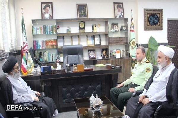 دیدار فرمانده انتظامی با نماینده مردم گیلان در مجلس خبرگان رهبری