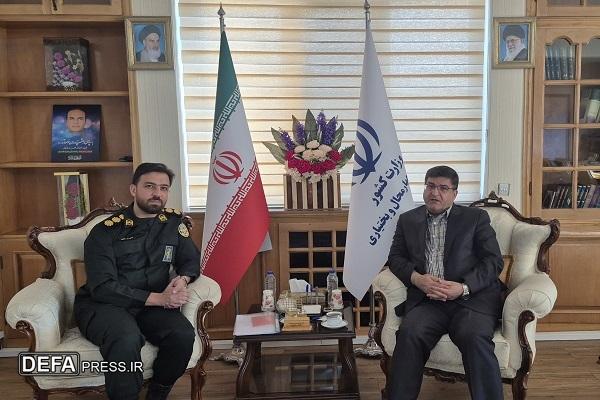 دیدار مدیرکل حفظ آثار و نشر ارزش‌های دفاع مقدس و مقاومت با استاندار چهارمحال و بختیاری